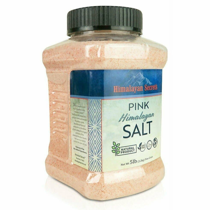 5 LB - Himalayan Pink Salt Fine Jar (0.3-0.5mm)