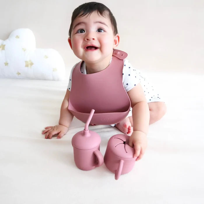 Baby bliss Sippy Cup with Straw, Spill-Proof & Anti-Stain - Caramel
