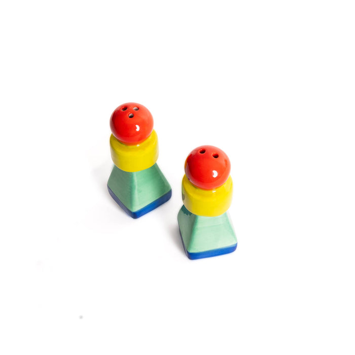 Bauhaus Rainbow Salt & Pepper Shakers