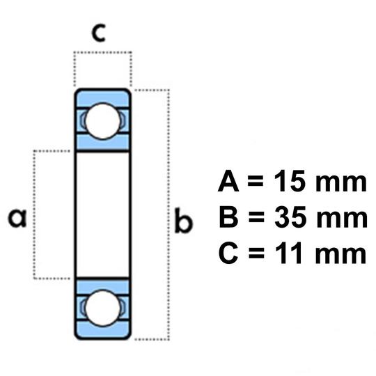 Bearing 6201-2RS
