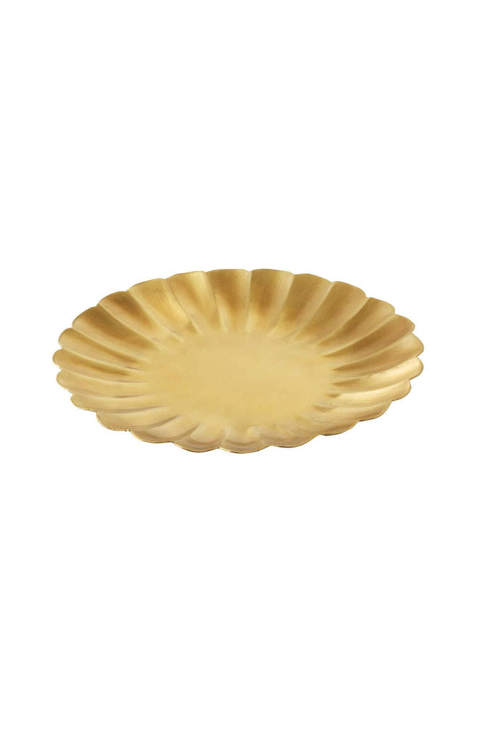 Brass Petal Tray (M)