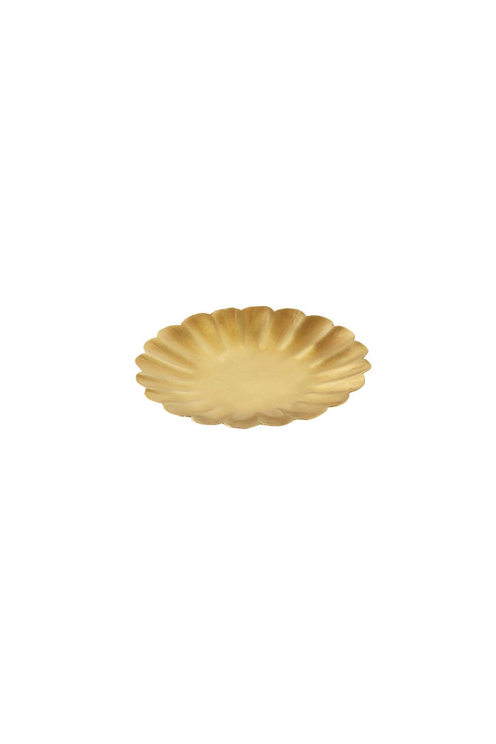 Brass Petal Tray (S)