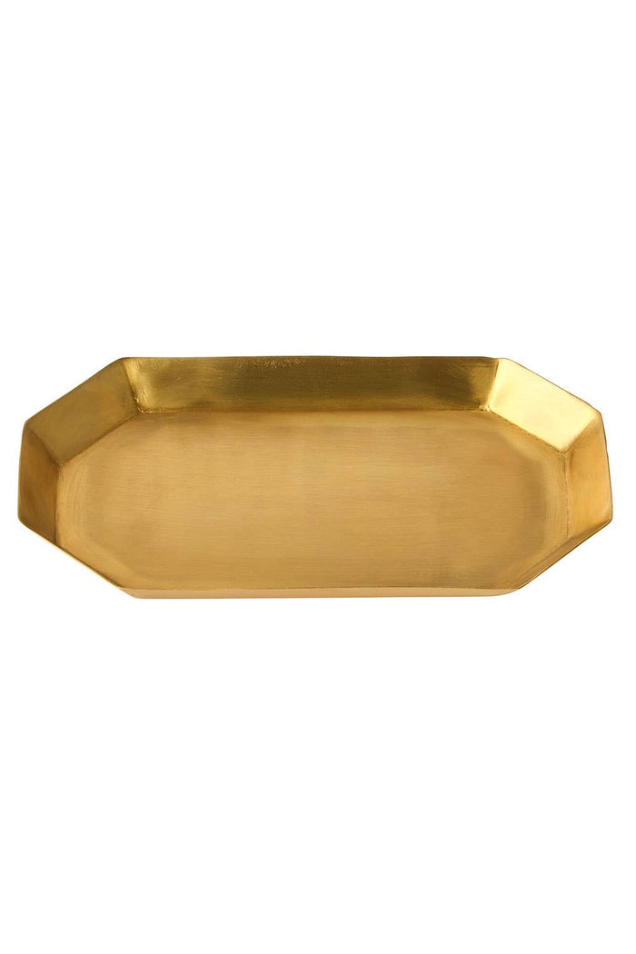 Brass Plate Octagon Long (M)