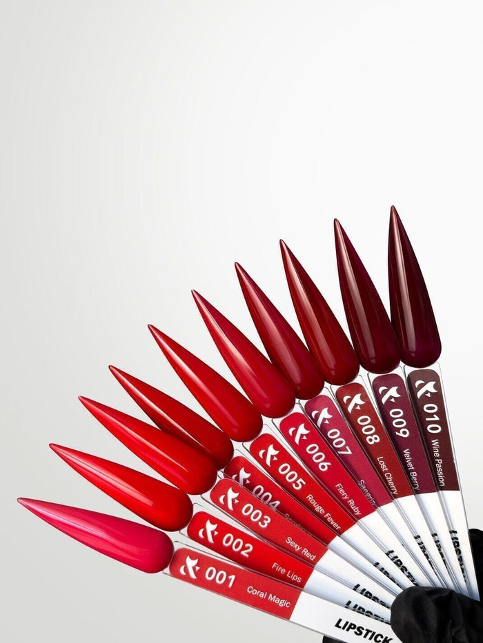 F.O.X Lipstick – Set of 10, 7 ml Lipstick F.O.X