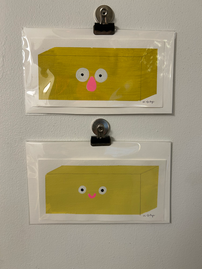Hi Bye: Butter Paintings