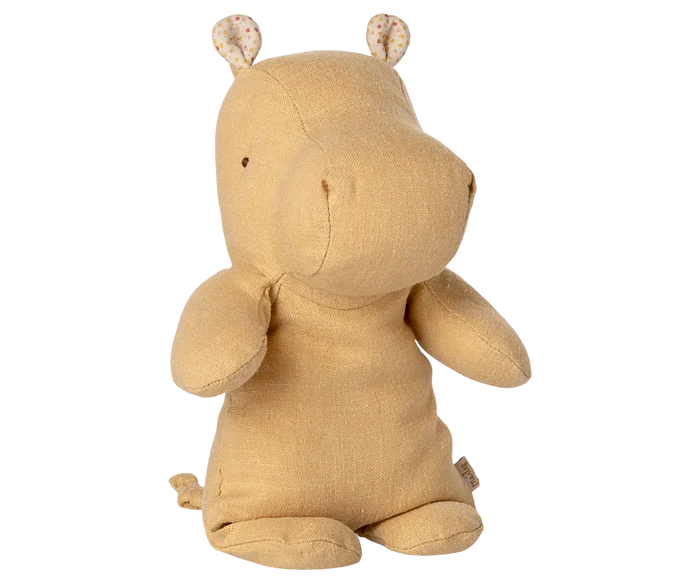 Hippo, Small - Cream yellow
