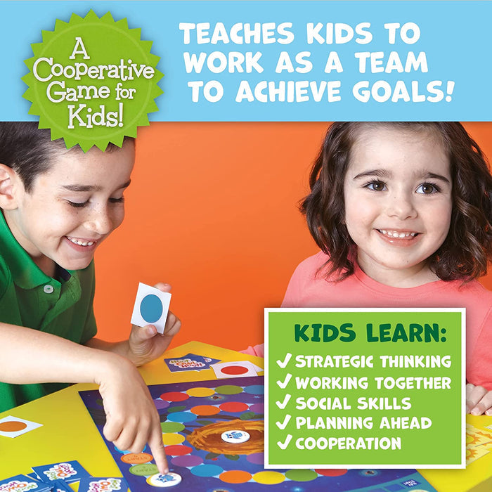 Hoot Owl Hoot! is a cooperative game that teaches kids how to work together!