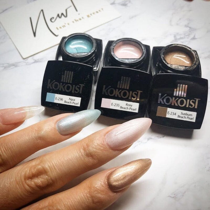 Kokoist E-236 Aqua Beach Pearl Color Gel KOKOIST