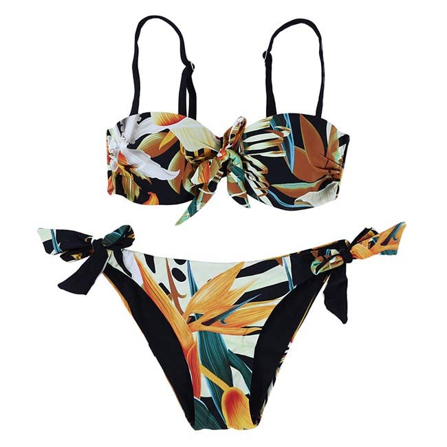 LAZYDAISYSWIMWEAR Tropical Bohemian Leaf Fantasy Bikini Set