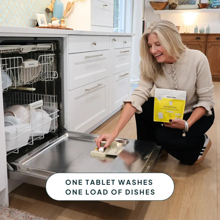 NATURE BEE Dishwasher Tablets Lemon | MADE IN CANADA | Nature Bee