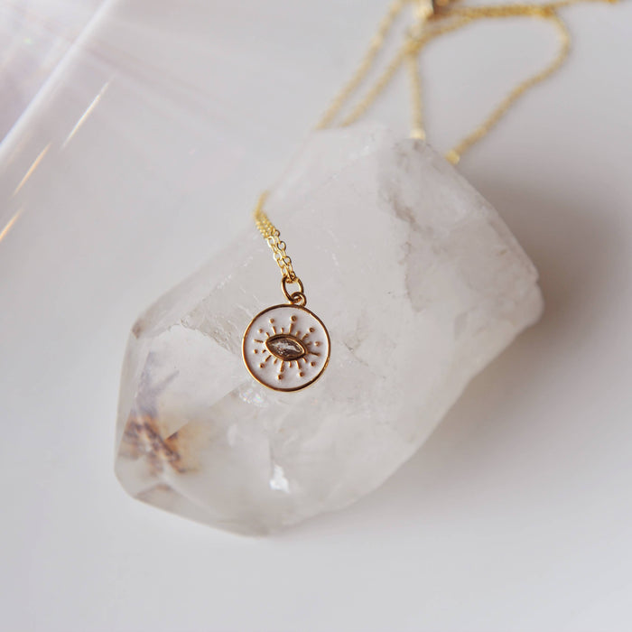 Oh So Lovely Evil eye necklace