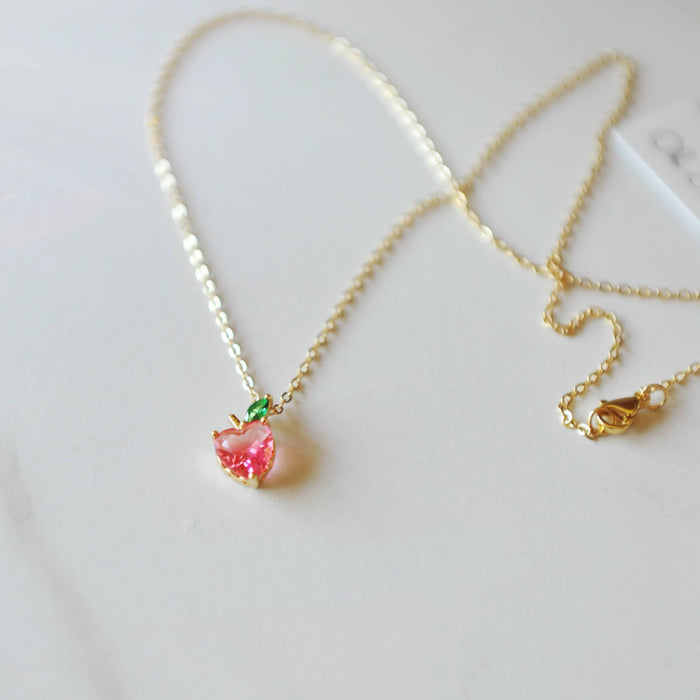 Oh So Lovely Peach Necklace