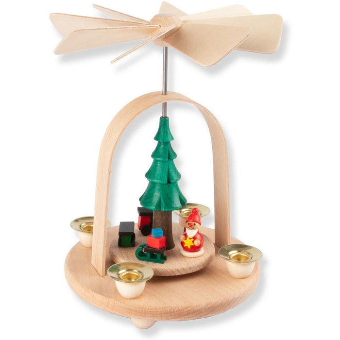 PR2520 Santa with a Train | 7 inch Tall Pyramid