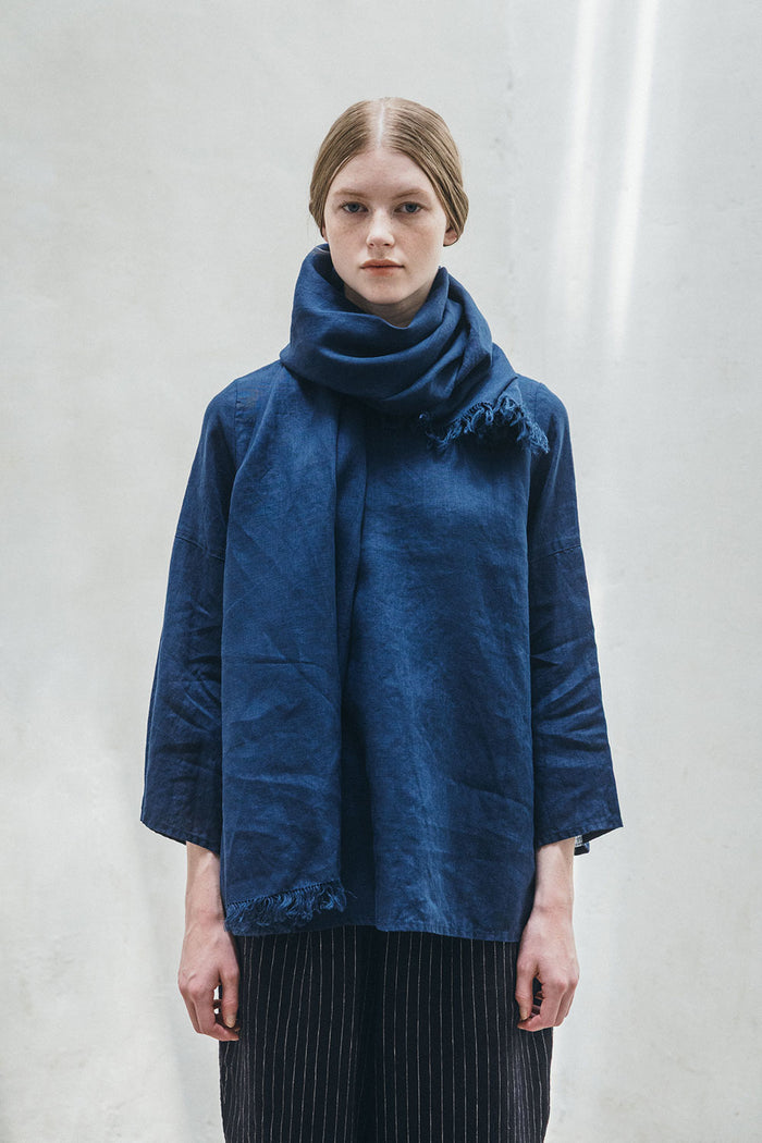 Roserie Scarf - Blue Nuit