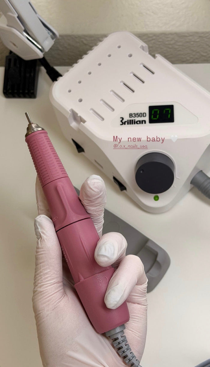 Lightly used (see description) Saeshin Brillian B350D + H350 Pink 35k RPM SET Drill machine Saeshin