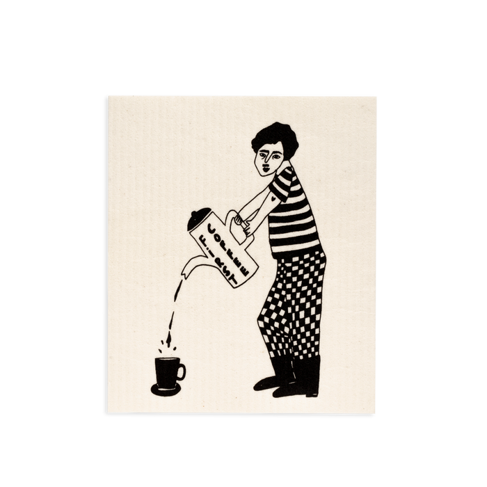 Sponge Cloth - Plant Lover & Coffee First