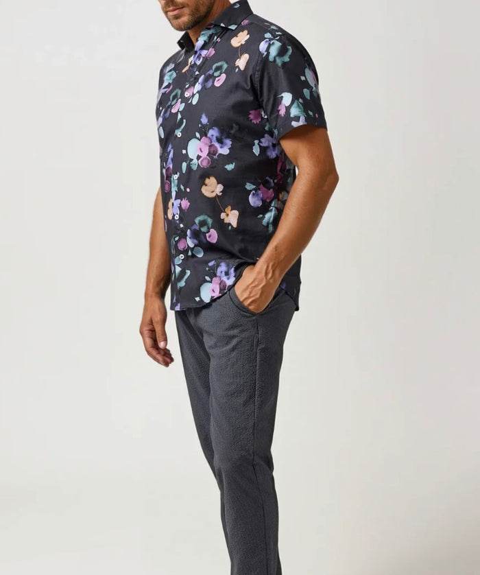 STONE ROSE NOVA - WATERCOLOR FLORAL SHIRT