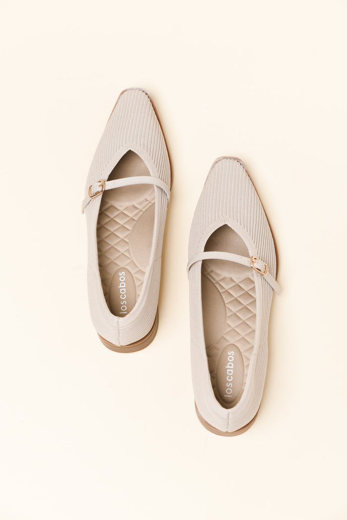 Syri Taupe Ballet Flat