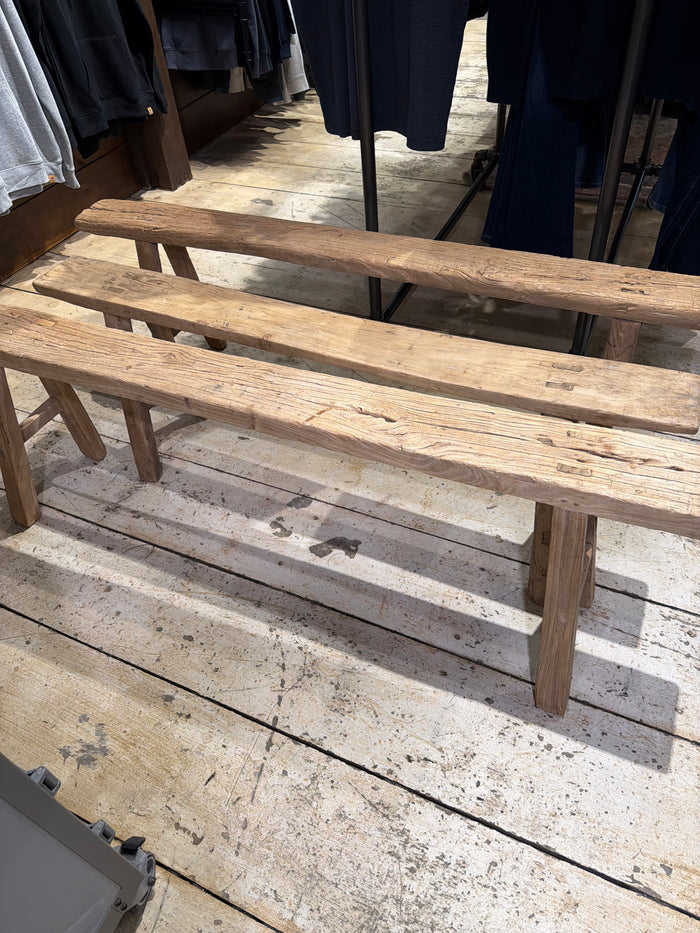 WOODEN DISTRESSED BENCH