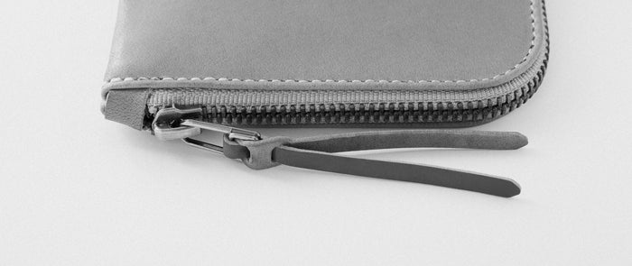 Zip Luxe Wallet - Charcoal