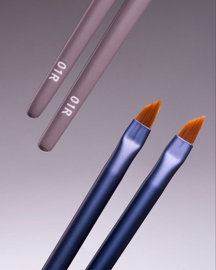 ZOLA x Romashka Beveled Dagger Eyebrow and Eyelash Brush 01 Eyebrow and Eyelash Shaping Brushes ZOLA
