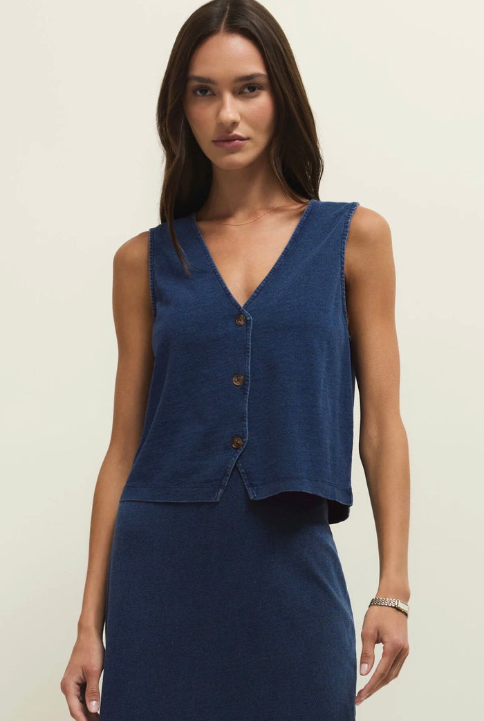 ZSUPPLY NOELLE JERSEY SLEEVELESS TOP