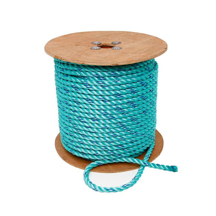3 Strand Safety Poly Blue Steel 5/8in 600ft Reel - Windows101