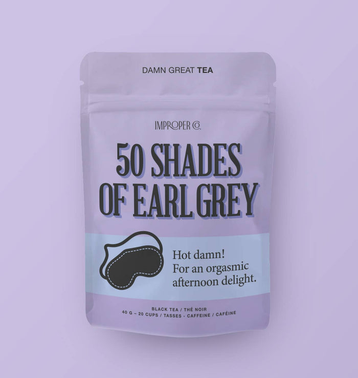 50 Shades of Earl Grey tea, 20 Servings, Flavoured Black Tea