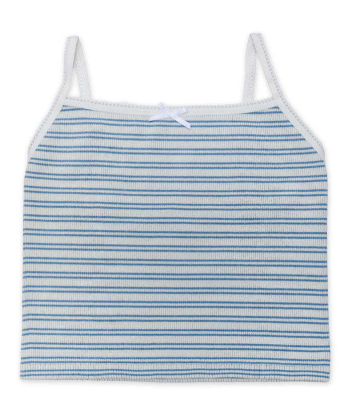 8apart Women Darby Bow Stripe Top Womens Casual Tops 8apart Blue Juniors/Women S/M