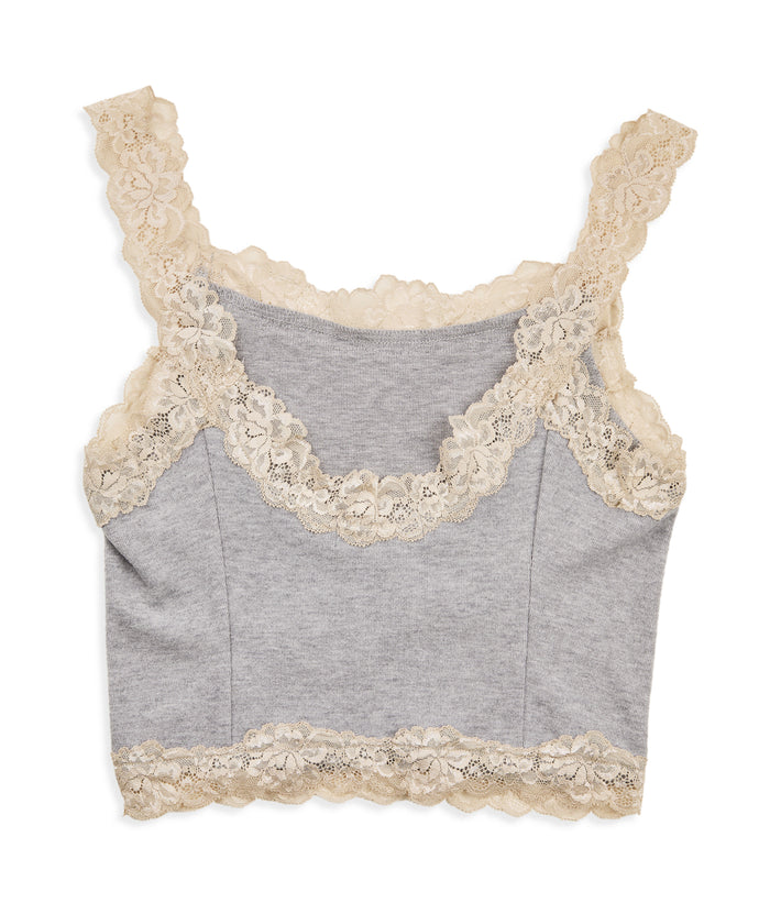 8apart Women Fitch Floral Lace Strap Crop Cami Distressed/seasonal womens 8apart