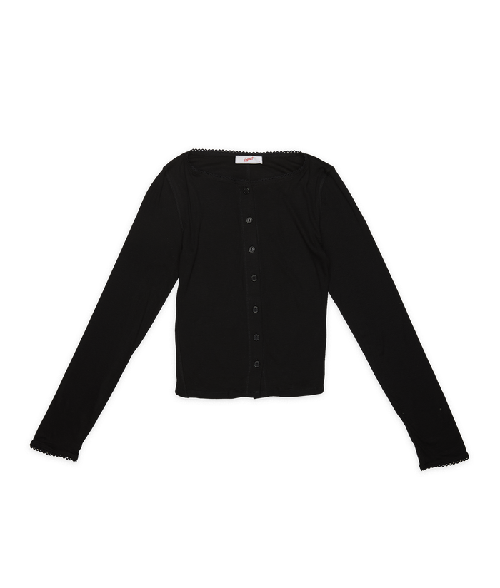 8apart Women Jayce Long Sleeve Cardigan Distressed/seasonal womens 8apart Black Juniors/Women S