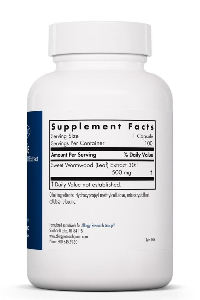 Allergy Research Group Artemisia Capsules - Sweet Wormwood 30:1 Extract 2