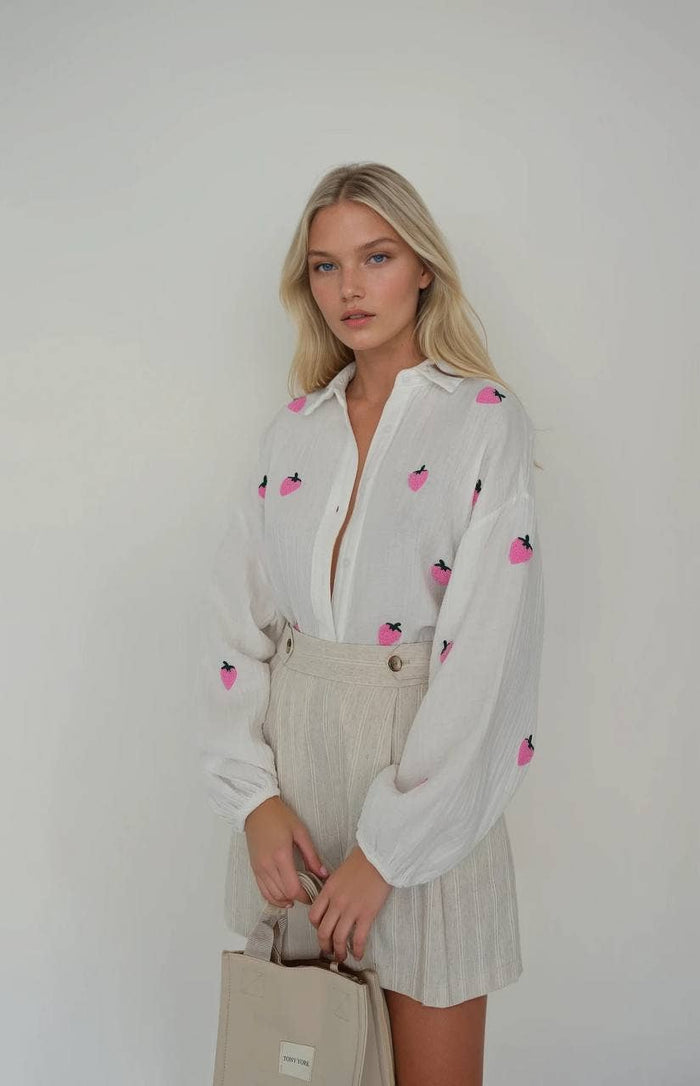 ANA Strawberry Cotton Shirt