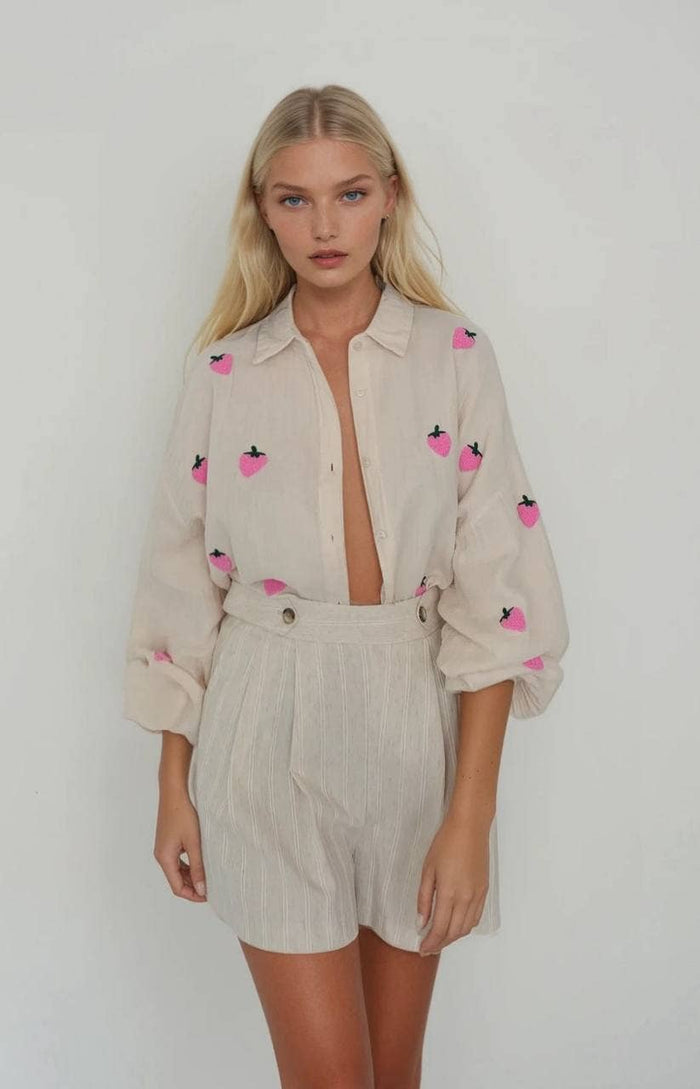 ANA Strawberry Cotton Shirt