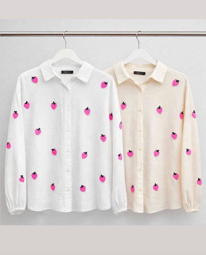 ANA Strawberry Cotton Shirt