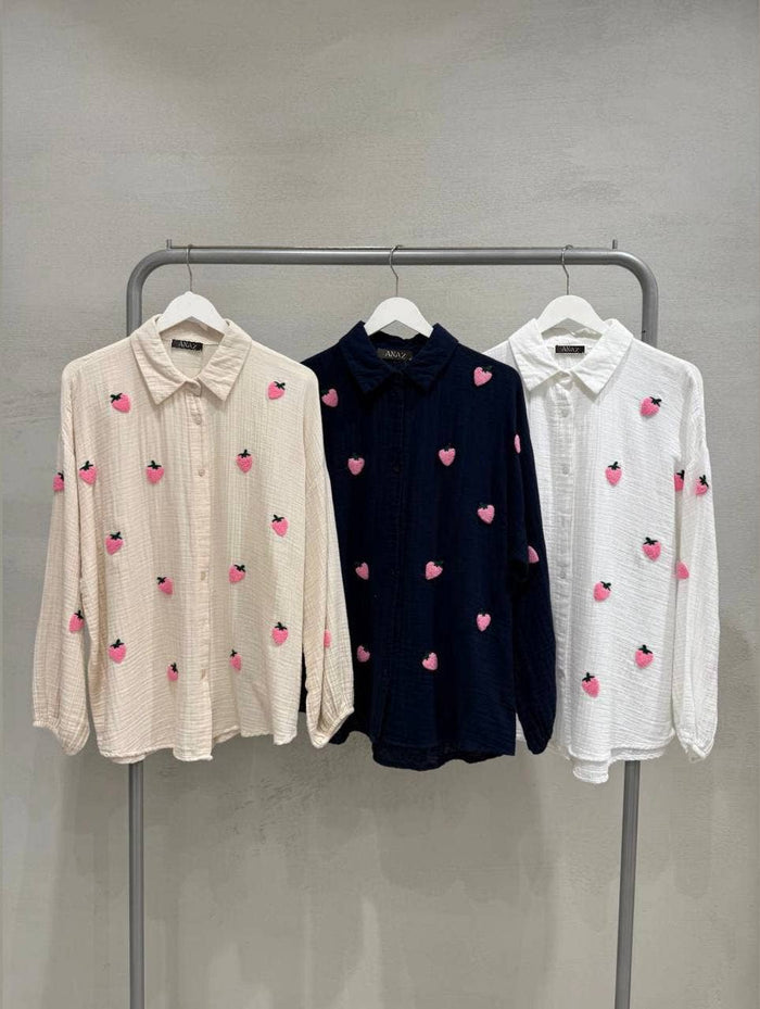 ANA Strawberry Cotton Shirt