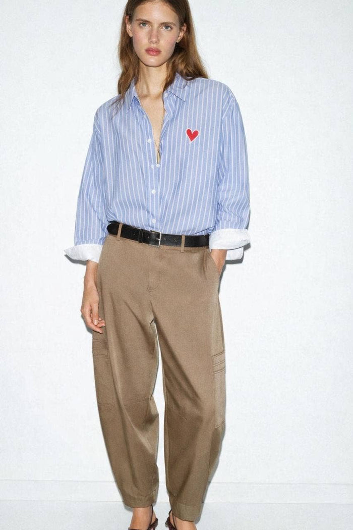 ANA Striped Heart Spring Shirts