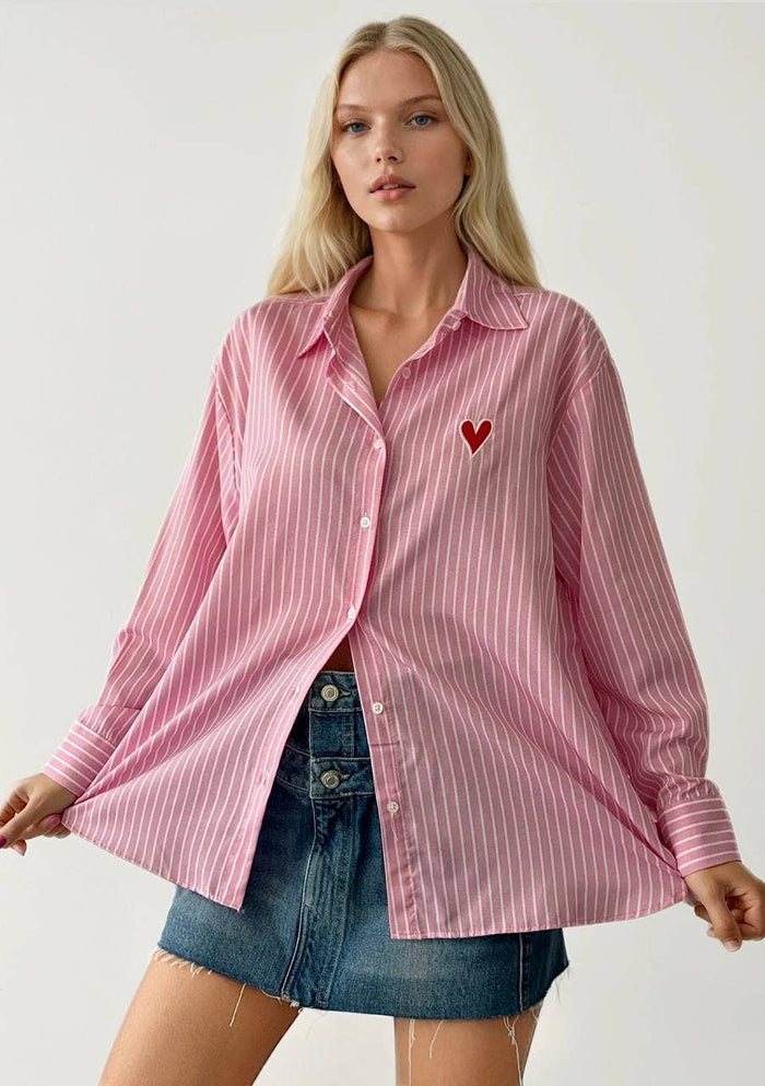 ANA Striped Heart Spring Shirts