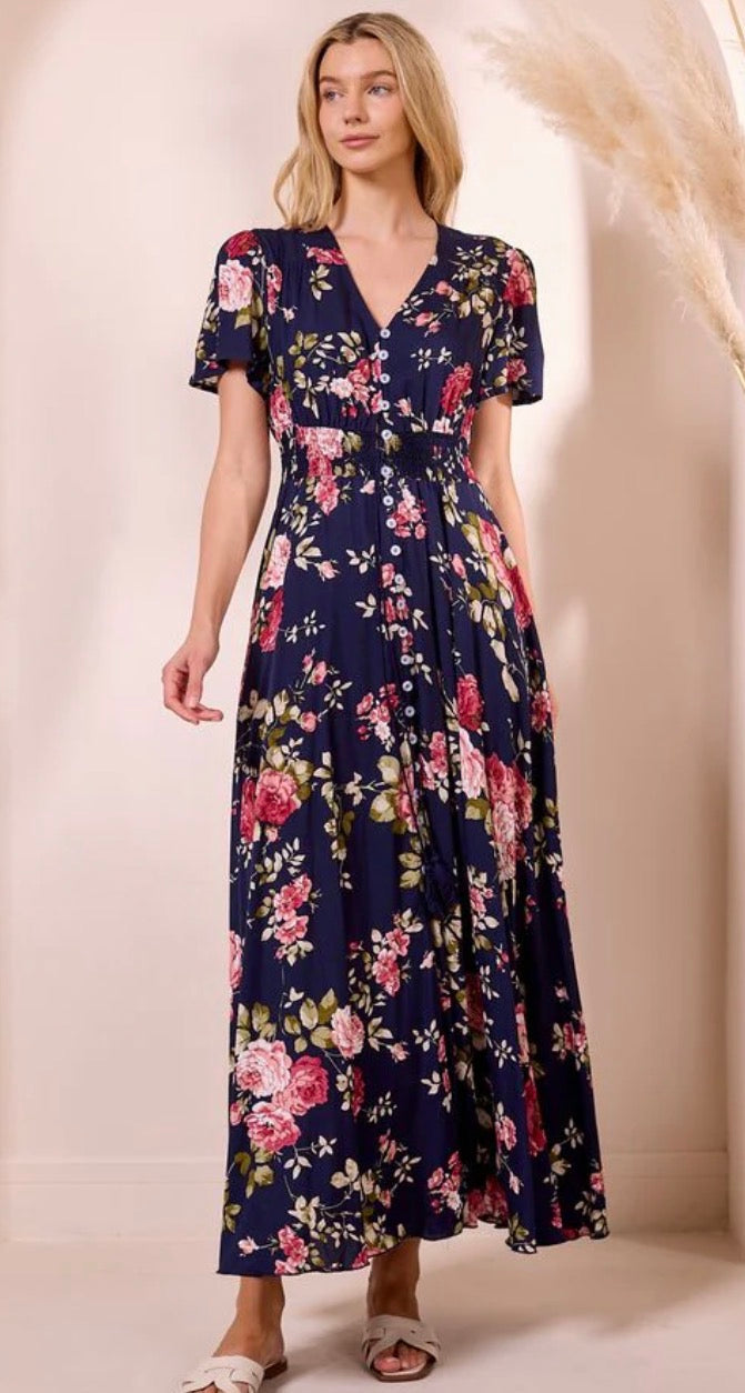 Angeleye – Chania Short Sleeve Maxi Dress