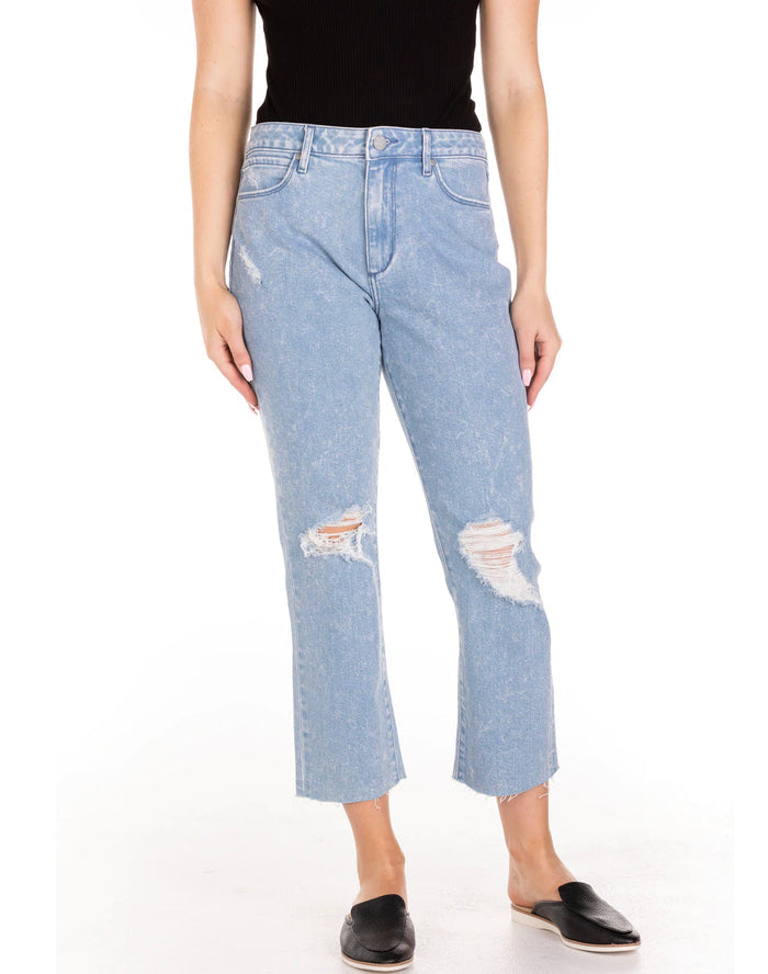 AOS KATE SLIM STRAIGHT HIGH RISE DENIM