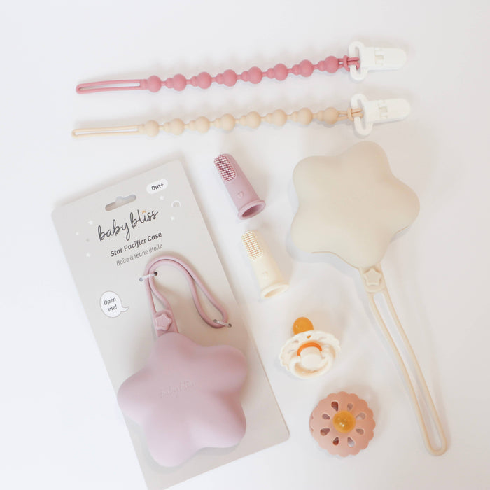 BABY BLISS-Finger Toothbrush Infant -Lavender & Cream