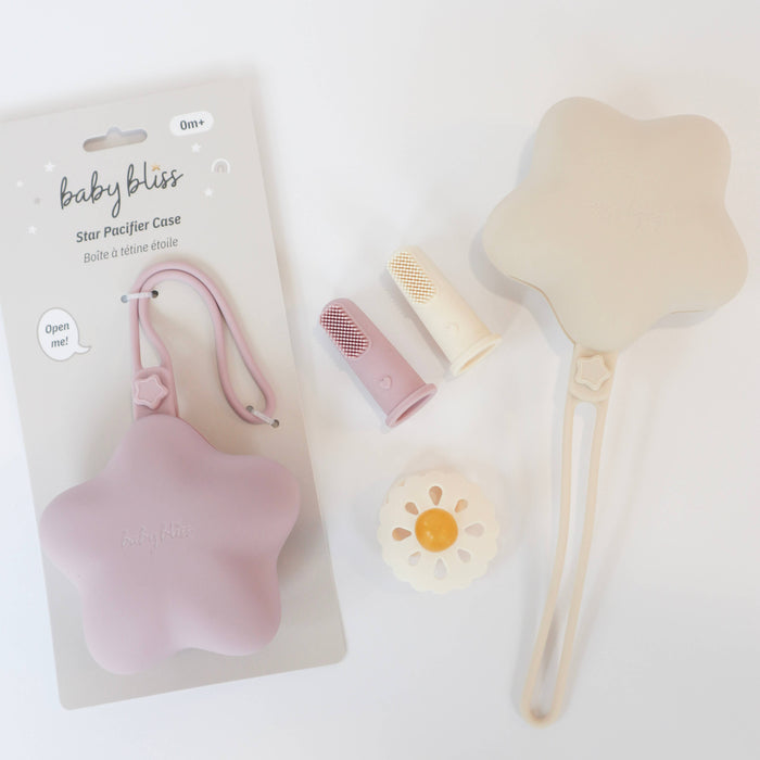 BABY BLISS-Finger Toothbrush Infant -Lavender & Cream