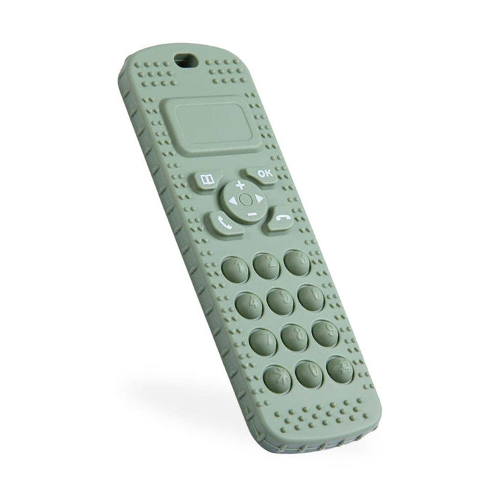 Baby bliss Sensory Popper Teether Phone - Sage