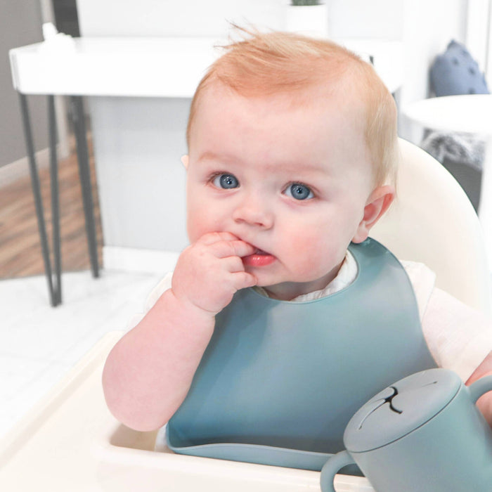 Baby bliss Silicone Bib - Almond