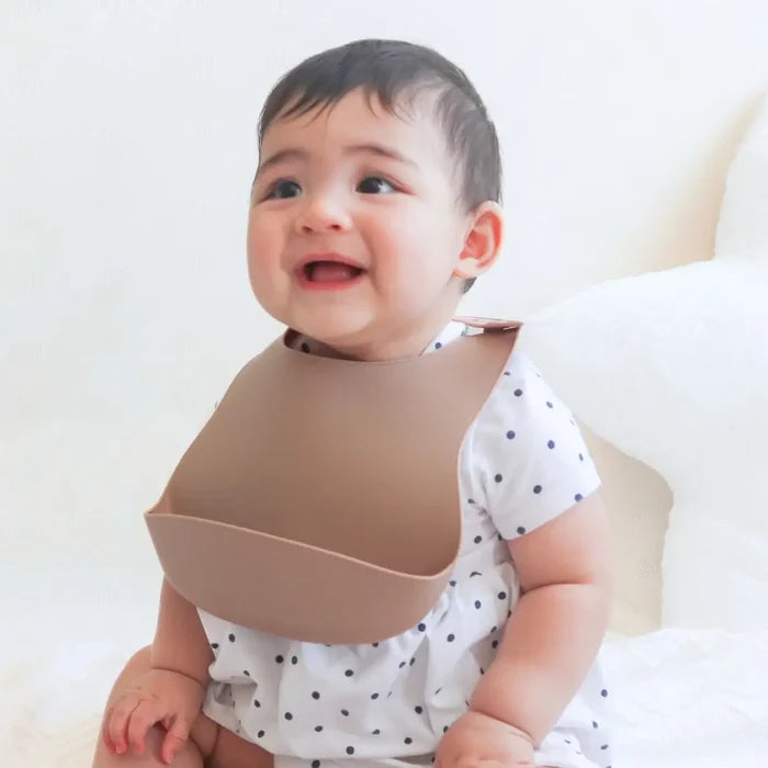 Baby bliss Silicone Bib - Caramel