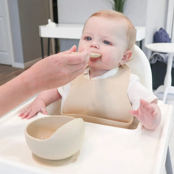 Baby bliss Silicone Bib - Caramel
