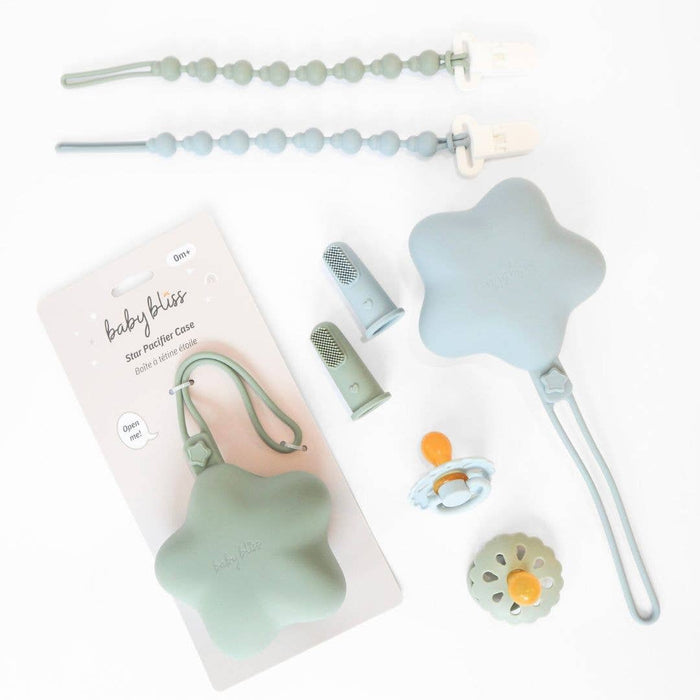 Baby Bliss Star Pacifier Holder Case