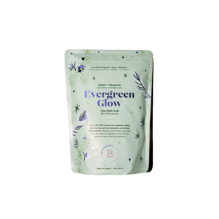 BATHOLOGIST Evergreen Glow FIZZY BATH SALTS 907g