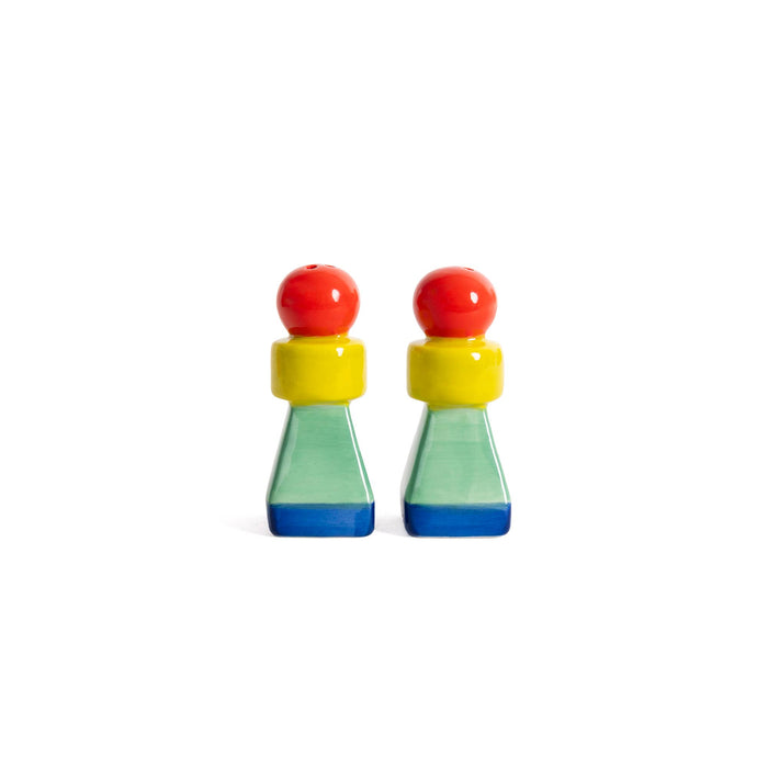 Bauhaus Rainbow Salt & Pepper Shakers