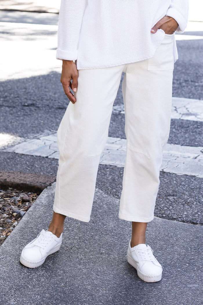 BB Barrel White Jeans,Lifestyle